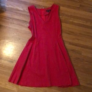Red banana republic dress